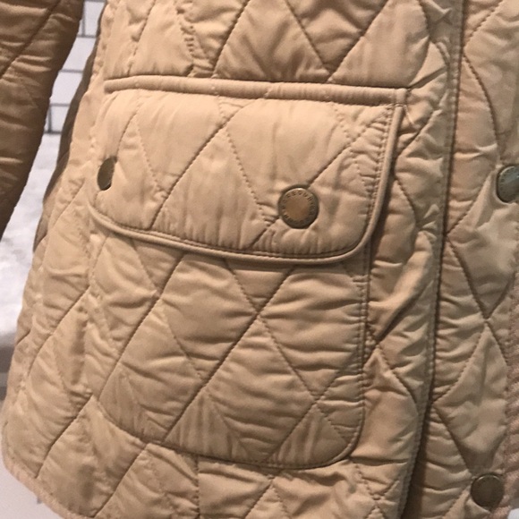 Vintage Barbour Jacket Quilted Utility Field Chore Coat Luxe. Too tight for me - Picture 3 of 12